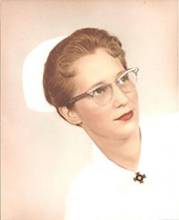 Graduating nursing uniform photo of Constance Jean Spates
