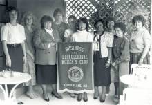 Members of Cumberland Chapter of the Business and Professional Women's Club pose for photo, 1988