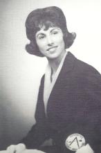 B&W High School Yearbook photo of JoAnn Stangel