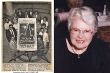 2 photos - 1 of Planning Committee, Cumberland Bicentennial, 1 photo of Joy W. Douglas