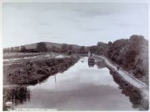 Image of canal with a boat off in the distance
