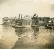 Dredge machine at Cushwa Basin