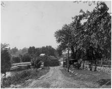 Four Lock and beautiful country road circa 1905s