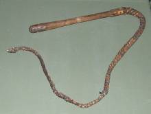 Whip used while boating on the canal