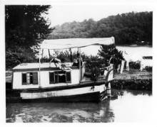 Image of canal boat, circa unknown