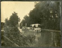 Canal boat from the era of the Canal Company, ? circa 1905