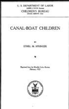 Cover of Canal-Boat Children by Ethel M. Springer