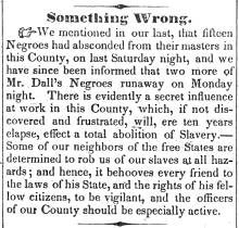 Opinion in Herald of Freedom, 1846 - "Something Wrong." (part 2)