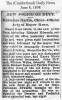 Newspaper article about New Police on Duty