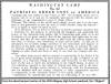 Photo of newspaper advertisement titled "Washington Camp No. 62 Patriotic Order of Sons of America"