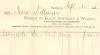 Copy of receipt for coal purchased in 1886