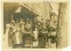 Group of children standing outside of Keedysville station