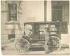 Book wagon parked outside of Washington County Free Library on Summit Avenue