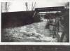 Photo from Cascade, Washington County, MD. Cascading water over the dam under Western Maryland Railway bridge