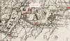 Map of Alleghany with Folck's Mill marked - Map circa 1875