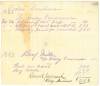 Handwritten Invoice for Victor Cushwa,1883 from Chesapeake & Ohio Canal Company