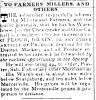 Ad in Hagerstown Mail, 1838 - "TO FARMERS, MILLERS, AND OTHERS"