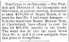 Article in Hagerstown Mail, 1889 - "The Canal To Be Repaired."