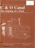 Cover page of C&O Canal; The Making of a Park; sketch image of brick around canal with a house in the background