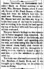 News article in Hagerstown Weekly Mail, 1874 - "Child Drowned."