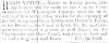 News article in Herald of Freedom & Torch Light, 1852 - "Road Notice."