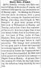 News article in Herald of Freedom & Torch Light, 1852 - "Heavy rain, Freshet."