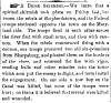 Article in Herald of Freedom & Torch Light, 1861 - "A Brisk Skirmish."