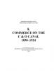 Cover page of Historic Resources Study 8. Commerce on the C & O Canal 1829-1936