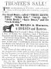 Ad in Herald of Freedom & Torch Light, 1855 - "TRUSTEE'S SALE!"