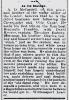 News article in The Globe, 1893 - "An Old Boatman"