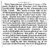 News article in Herald and Torch Light, 1865 - "The Chesapeake and Ohio Canal." about damage on canal
