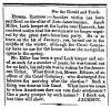 Editorial in Herald of Freedom and Torch Light, 1856 - "For the Herald and Torch."