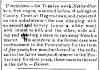 News advertisement in Torch Light, 1831 - "Convictions"