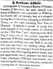 News article in Herald of Freedom, 1848 - "A Serious Affair."