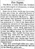 News ad in Torch Light, 1847 - "Free Negroes"
