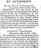 News article in Herald Mail, 1834 - "By Authority." By the House of Delegates