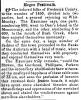 News article in Herald of Freedom & Torch Light, 1854 - "Negro Festivals."