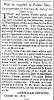 Ad in Maryland Herald, 1815 - "Will be exposed to Public Sale,"...