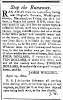 Ad in MH&PA, 1802 - "Stop the Runaway" by James Walling