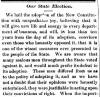 Notice in Herald & Torch Light, 1864 - "Our State Election."