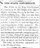 Notice in Cumberland Alleganian, 1864 - "The State Convention."
