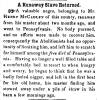 Ad in Herald of Freedom & Torch Light, 1855 - "A Runaway Slave Returned." 