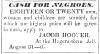 News ad in Hagerstown Mail, 1832 - "Cash for Negroes"