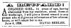 Ad in Herald of Freedom & Torch Light, 1856 - "A REWARD!" by David Beeler