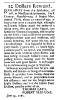 Ad in Washington Spy, 1792 - "12 Dollars Reward." from THOMAS LATA, ROBERT SLEMONS.