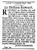 Ad in Washington Spy, 1790 - "ISAAC a Runaway Negro Man. 20 Dollars Reward." - John Hammond