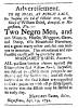 Ad in Washington Spy, 1792 - "Advertisement."