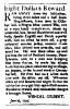 Ad in Washington Spy, 1795 - "Eight Dollars Reward" by Wendel Gilbert
