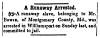 Ad in Herald of Freedom & Torch Light, 1856 - "A Runaway Arrested."