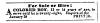 Ad in Herald of Freedom & Torch Light, 1857 - "For Sale or Hire!"